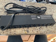 USED. Works, Cyber Power CPS-1220RM Relocatable Power Tap. 12plgs 19  Rack unit