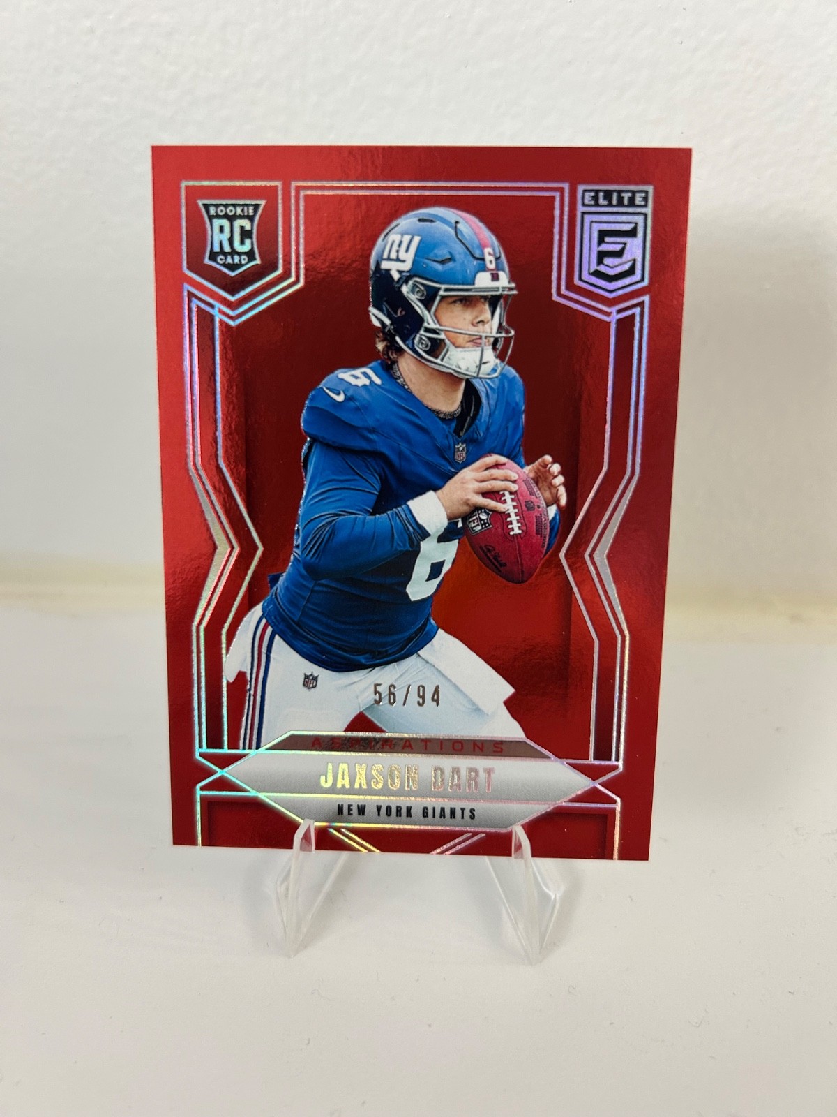 2025 Donruss Elite Jaxson Dart ASPIRATIONS RED SP RC #103 Rookie /94 Giants 🔥🔥
