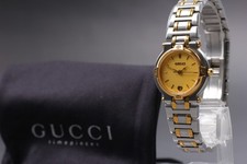 [Quasi come nuovo] Orologio da donna Gucci 9000L 25 mm quadrante oro data quarzo