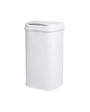 Diaper Pail, Steel Odor Locking, No Special Bag Required, Modern Design, White