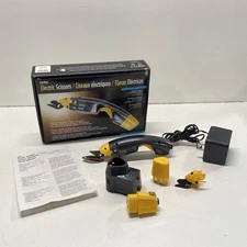 Dritz Electric Scissors 28500 Yellow Carbon Pattern