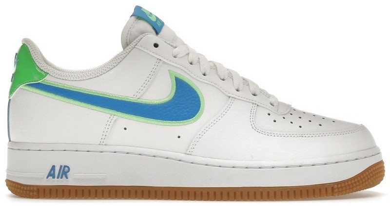 Nike Air Force 1 ホワイト/グリーン/ブルー　22.5 Nike Air Force 1 Low White Bright Blue Green - огромный выбор по
