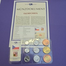 10 Haleru  - 50 Korun 1995/2010 Excellent Condition Coins Set Czechia
