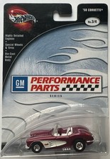Hot Wheels Preferred Performance Parts 58 Corvette 34 Plum Hot Wheels Preferred Performance Parts 58 Corvette 34 Plum