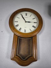 Orologio Da Muro Vintage Seiko - Funzionante, Segni Di Uso, Senza Batteria