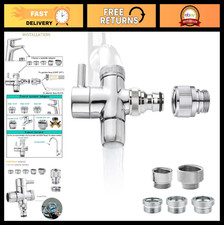 Faucet Aerator Garden Hose Diverter Kit - 5 Adapters  Quick Connector Included