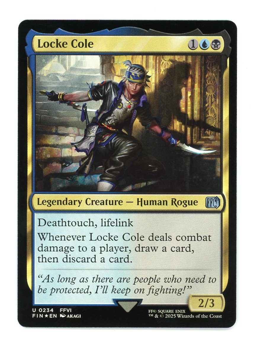locke mtg card Locke, Treasure Hunter [177] [Extended Art] [FINAL FANTASY: Commander] [Foil] – Face to Face Games Locke, Treasure Hunter [Extended Art