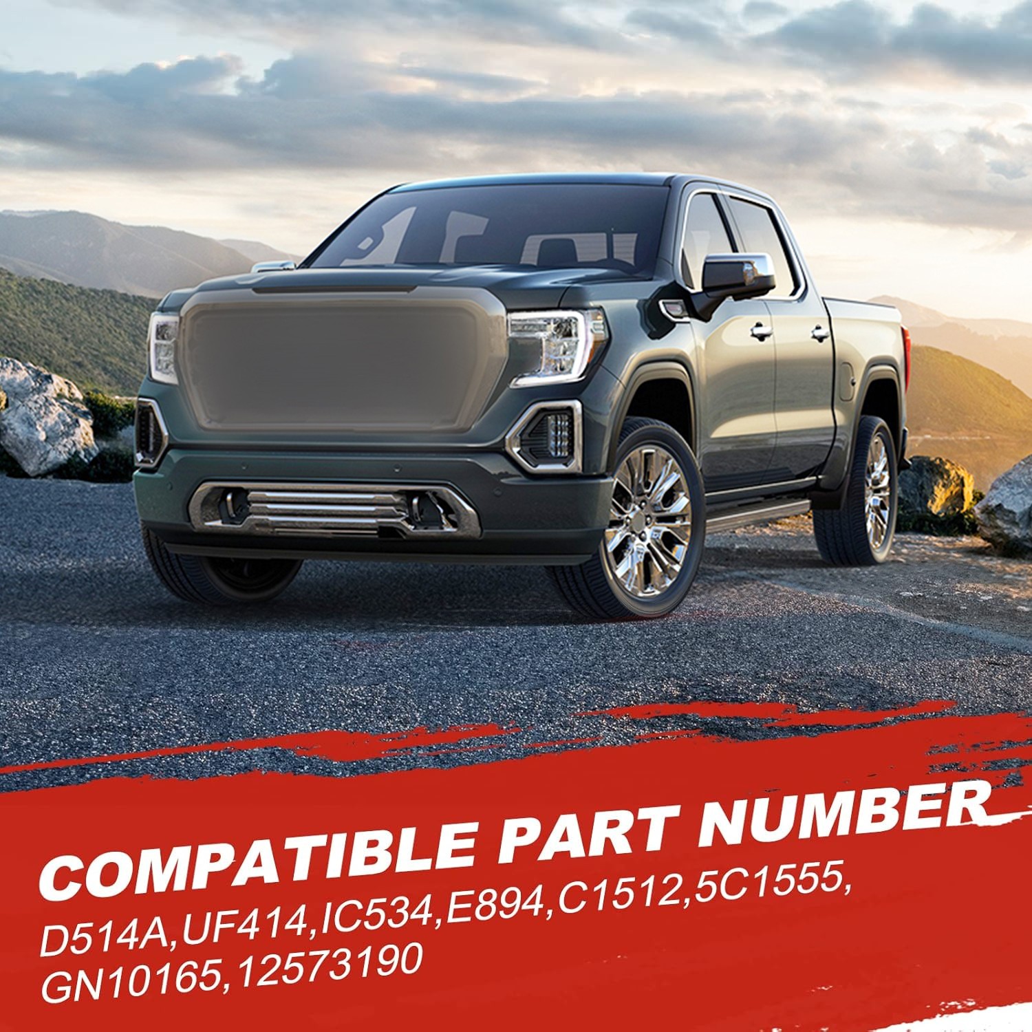 8* UF414 Ignition Coil & Spark Plug Wire set For Chevy Silverado 1500 GMC Tahoe