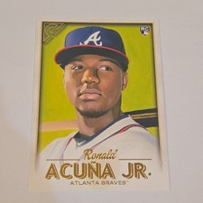 Topps 2018 Gallery Box Topper OBT-RA Ronald Acuña Jr. Rookie Atlanta Braves