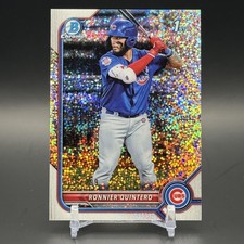 Ronnier Quintero 2022 Bowman Chrome Prospects Speckle Refractors #BCP-124 #/299