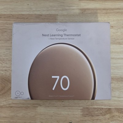 Google Nest Learning Thermostat + Nest Temperature Sensor