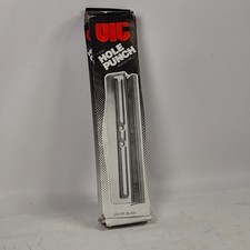 OFFICE INTERNATIONAL ADJUSTABLE THREE HOLE PUNCH TOOL NEW IN BOX - COLOR: BLACK