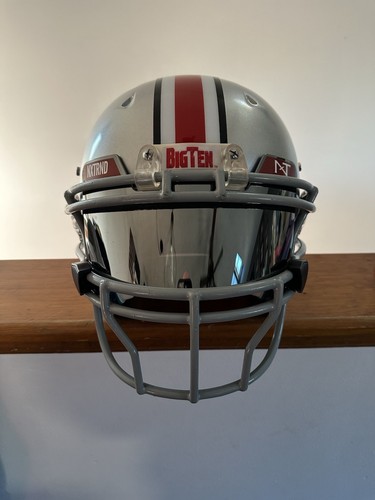 Custom OHIO STATE BUCKEYES Full Size Schutt DNA Pro L Helm!