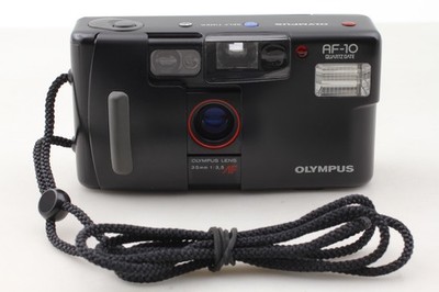 Near MINT] OLYMPUS AF-10 Super Quartz Date Point & Shoot 35mm Film