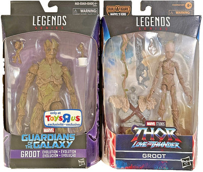 Marvel Legends Guardians of the Galaxy Groot Evolution Toys R Us Exclusive