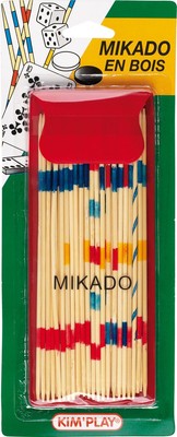 KimPlay - Travel Game - Wooden Mikado with Pouch