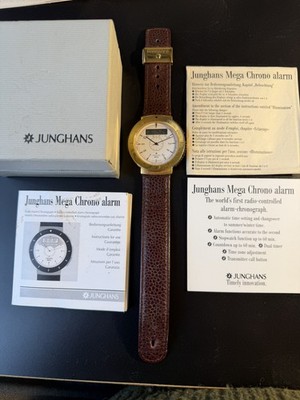 Junghans Mega Chrono Alarm Der erste Funkgesteuerte Alarm-Chronograph der Welt