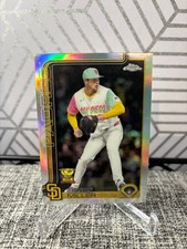 MASON MILLER 2025 Topps Chrome Gold Cup Refractor Padres