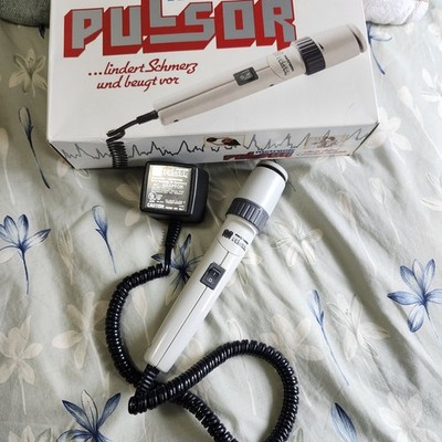 Metronic Pulsor Handheld Pulse Massager Sound Therapy Pain Reliever Germany 80s 