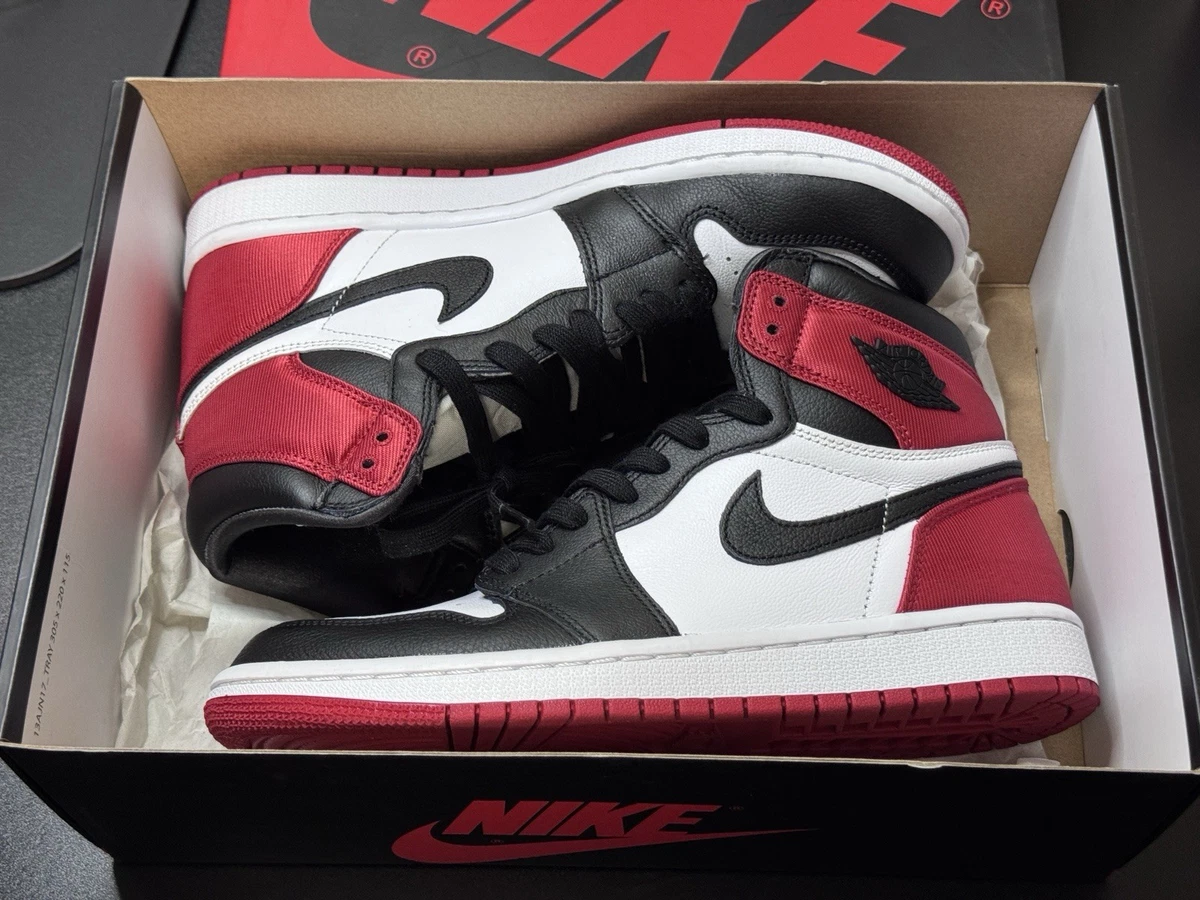 Jordan 1 Retro High Satin Black Toe W for sale - eBay