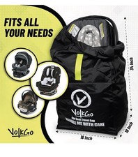 VolkGo Durable Car Seat Travel Bag Air Travel Waterproof Carry Bag 18x18x34 NEW