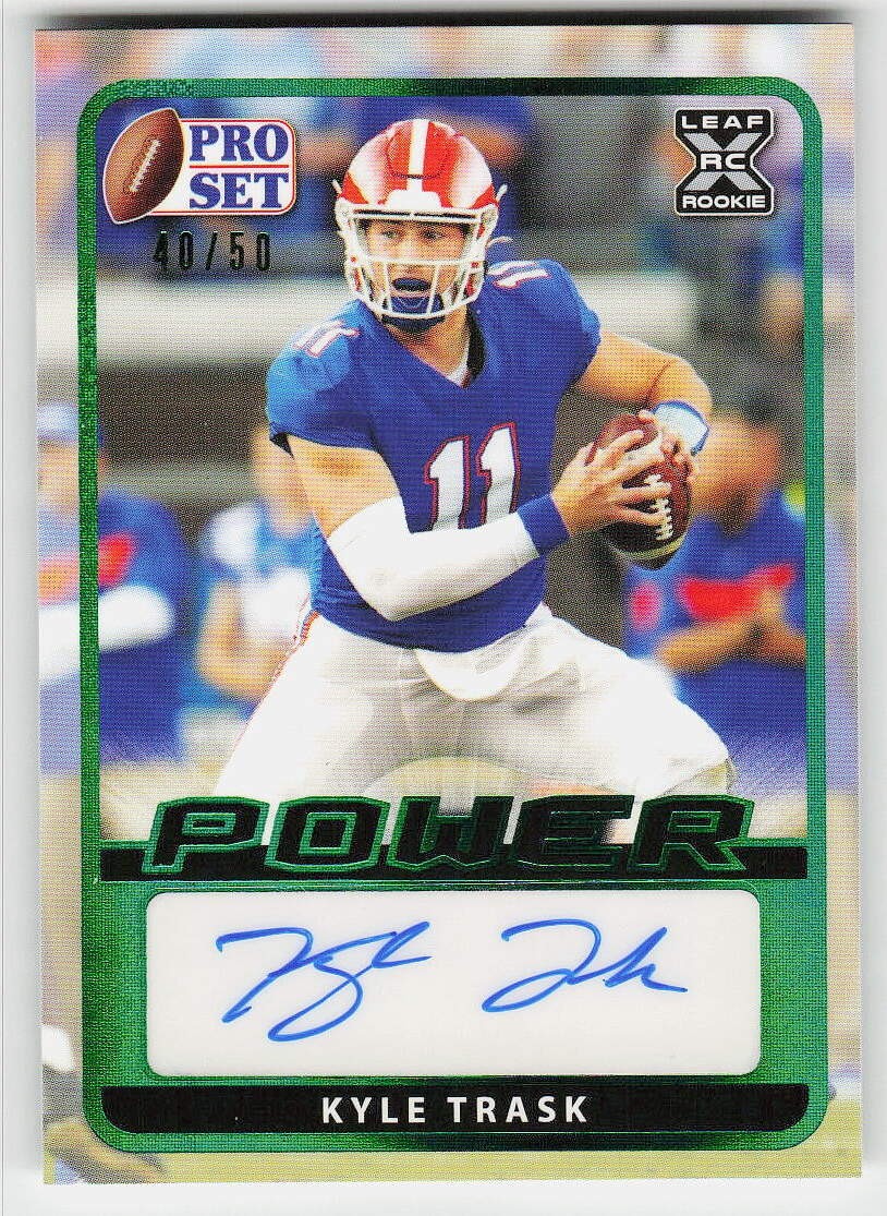 2021 Leaf Draft #5 Kyle Trask FOOTBALL Florida Gators