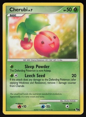 Cherubi 13/17 POP Series 6 Common POKEMON