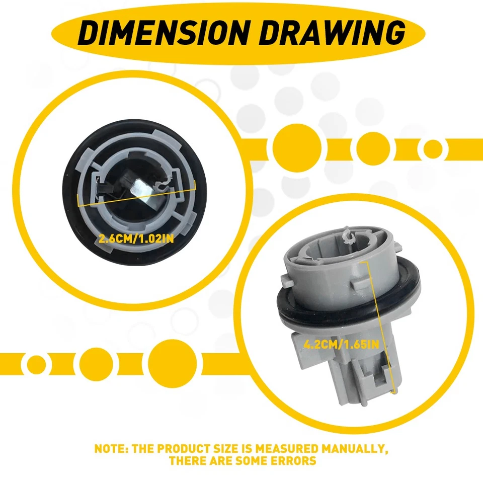 Enchufe de lámpara de señal de giro Fit Toyota 4RUNNER COROLLA CAMRY TACOMA PICKUP SCION TC Foto 4 de 4