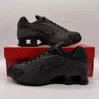 Nike Shox R4 Black Bright Crimson Sneakers HQ1988-001 Mens Size BRAND NEW