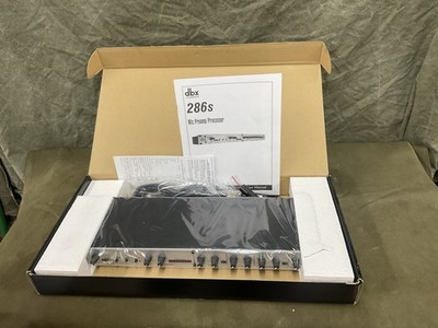 dbx 286s Mic Preamp/Processor 1-Channel XLR Phantom Power Compressor De-Esser