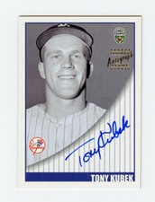Tony Kubek 2002 02 Topps Super Teams Autographs Group D 1:1441 Auto Autographed