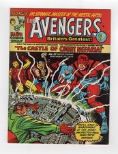 1965 MARVEL AVENGERS #13 + STRANGE TALES #121 1° CONTEGGIO CHIAVE NEFARIA RARA UK -