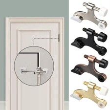1PC Hinge Pin Door Stop Brushed Nickel Decor Nickel Door Stopper w/ for Home UK
