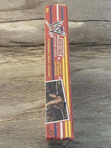 2012 TOPPS Heritage WWE WWF wrestling sealed 24 pack Hobby box AUTO RELIC ??? - Picture 2 of 3