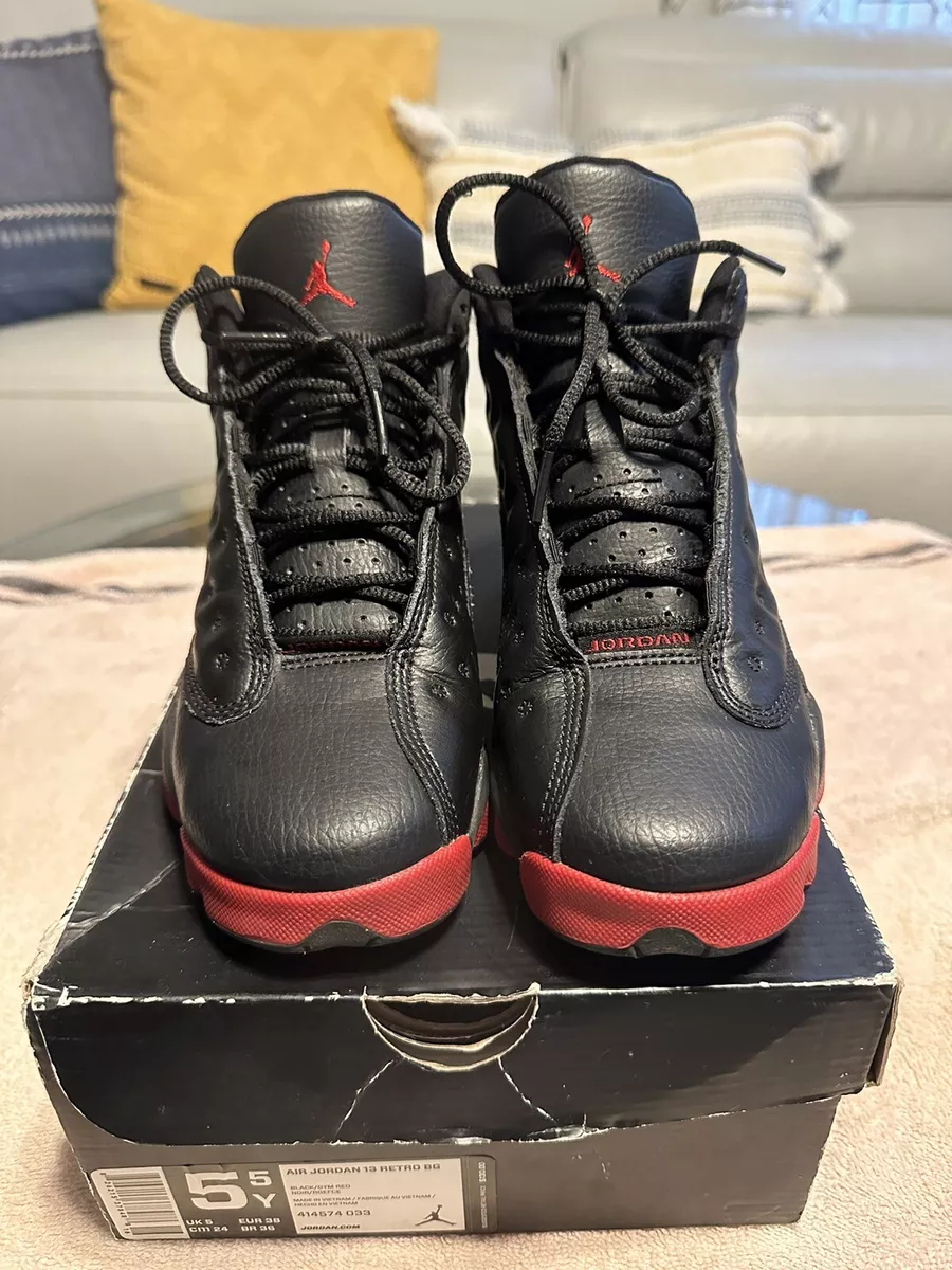 jordan 13 black and red