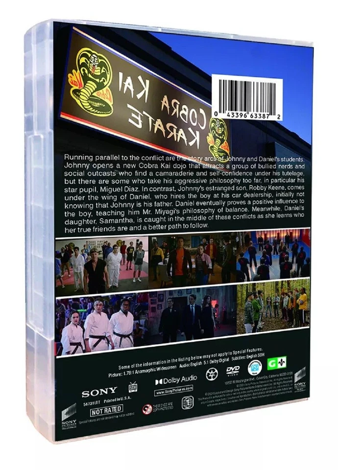 Cobra Kai: The Complete Series, Seasons 1-6 (Season 6 part 1 + part 2+ part 3) - Image 2 of 2