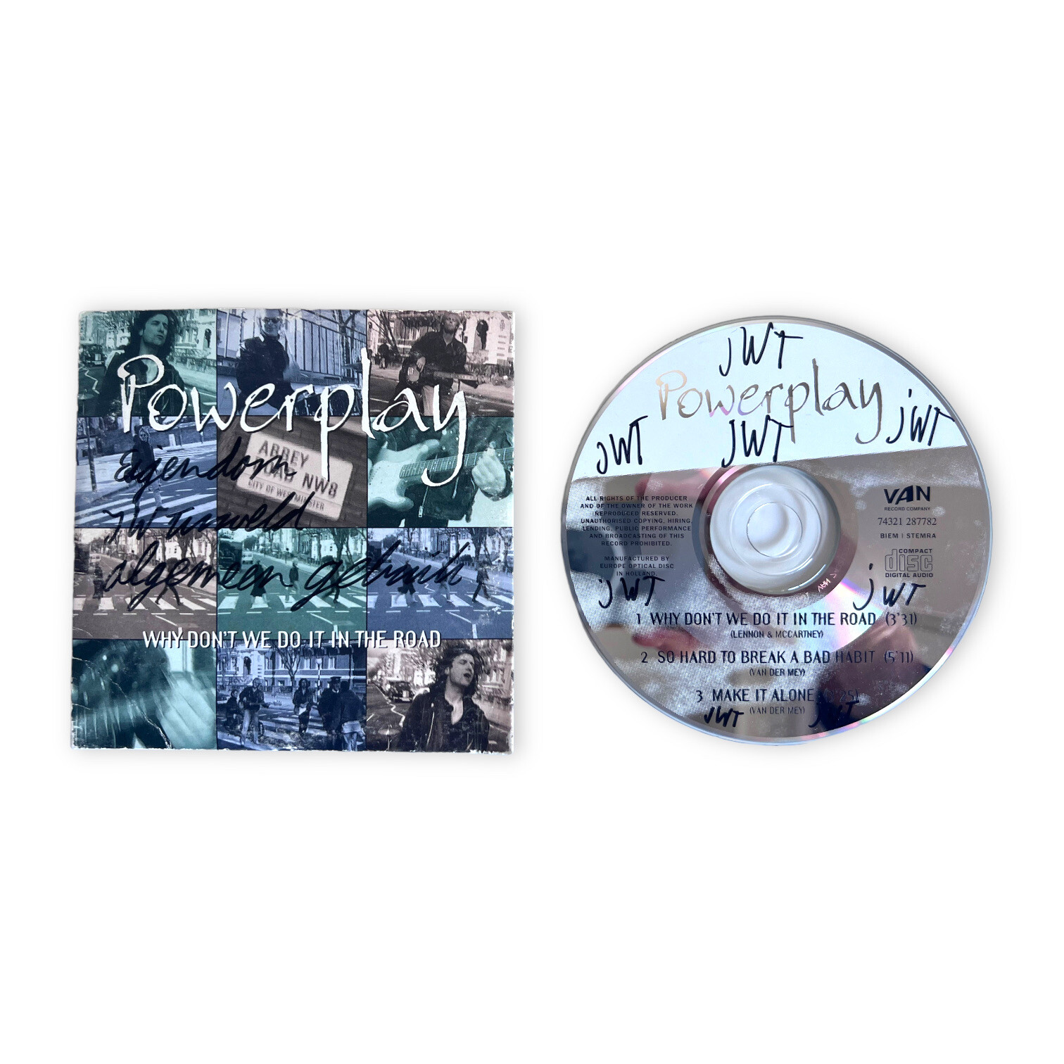 Powerplay [Maxi-CD] Why don't we do it in the road (3 tracks, 1995, cardsleeve)