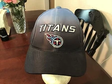 Vintage Tennessee Titans Puma NFL Pro Line Red Gradient Adjustable Hat/Cap