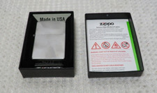 Nuevo Encendedor Zippo Reg 205 Cromo Satinado Nuevo en Caja Hecho en EE. UU.