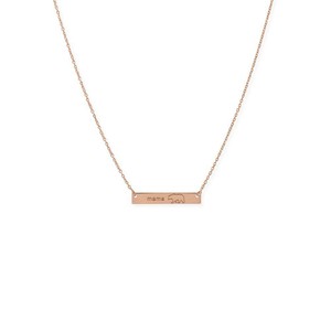 silver mama bear necklace