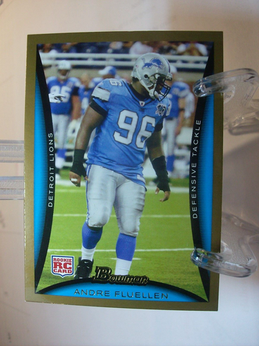 2008 Bowman Gold Football Card    #125 Andre Fluellen    (93835) - Picture 1 of 2