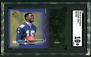 1998 SP Authentic Randy Moss Future Watch RC 383/2000 SGC 10 GEM MINT 💎