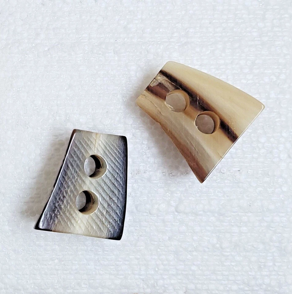 Real Horn Toggle Button 26mm 2 Hole 1" Barrel Duffle Coat Jacket Sewing Crafts - Image 2 of 4