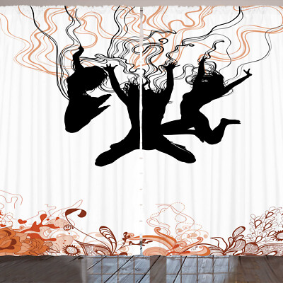 Tanzen Rustikale Gardine Energic Jugend Theme