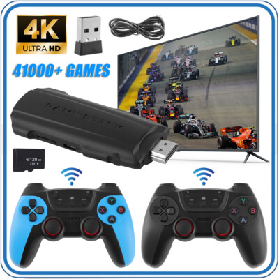 X2 Pro Game Stick Retro Game Console 4K HD Wireless Controller 128G 41000 Game 