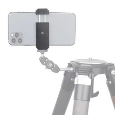 Aluminum Phone Clip Camera Tripod Phone Clamp Adapter Stand Holder for Camera T