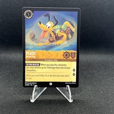Pluto Rescue Dog Disney Lorcana Ursula's Return EN4 Cold Foil 20/204