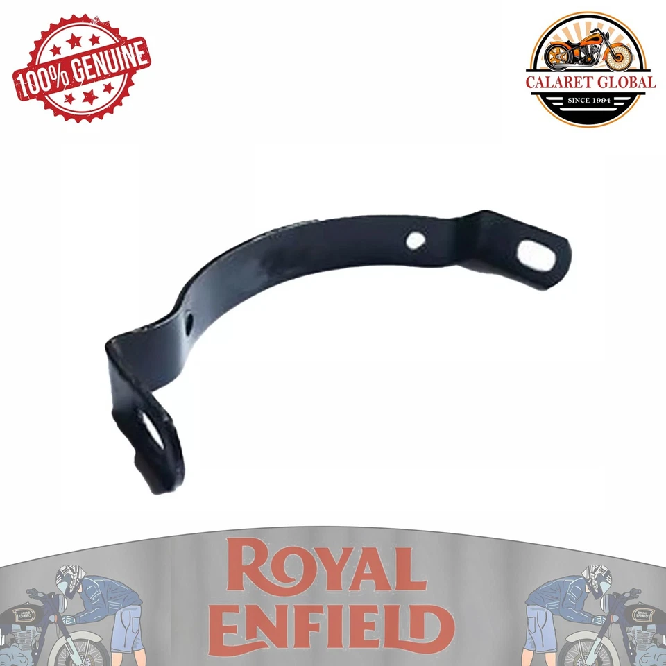 Oem Royal Enfield rear mudguard carrier bridge black for bullet 350 801065 - Image 2 of 4