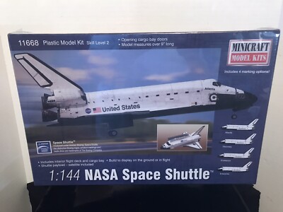MINICRAFT 11668 NASA SPACE SHUTTLE MODEL KIT-NIB-1:144 SCALE