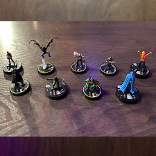 Batman DC Comics HeroClix mixed lot x9 figures, WizKids (2002-2019) VF - Orphan